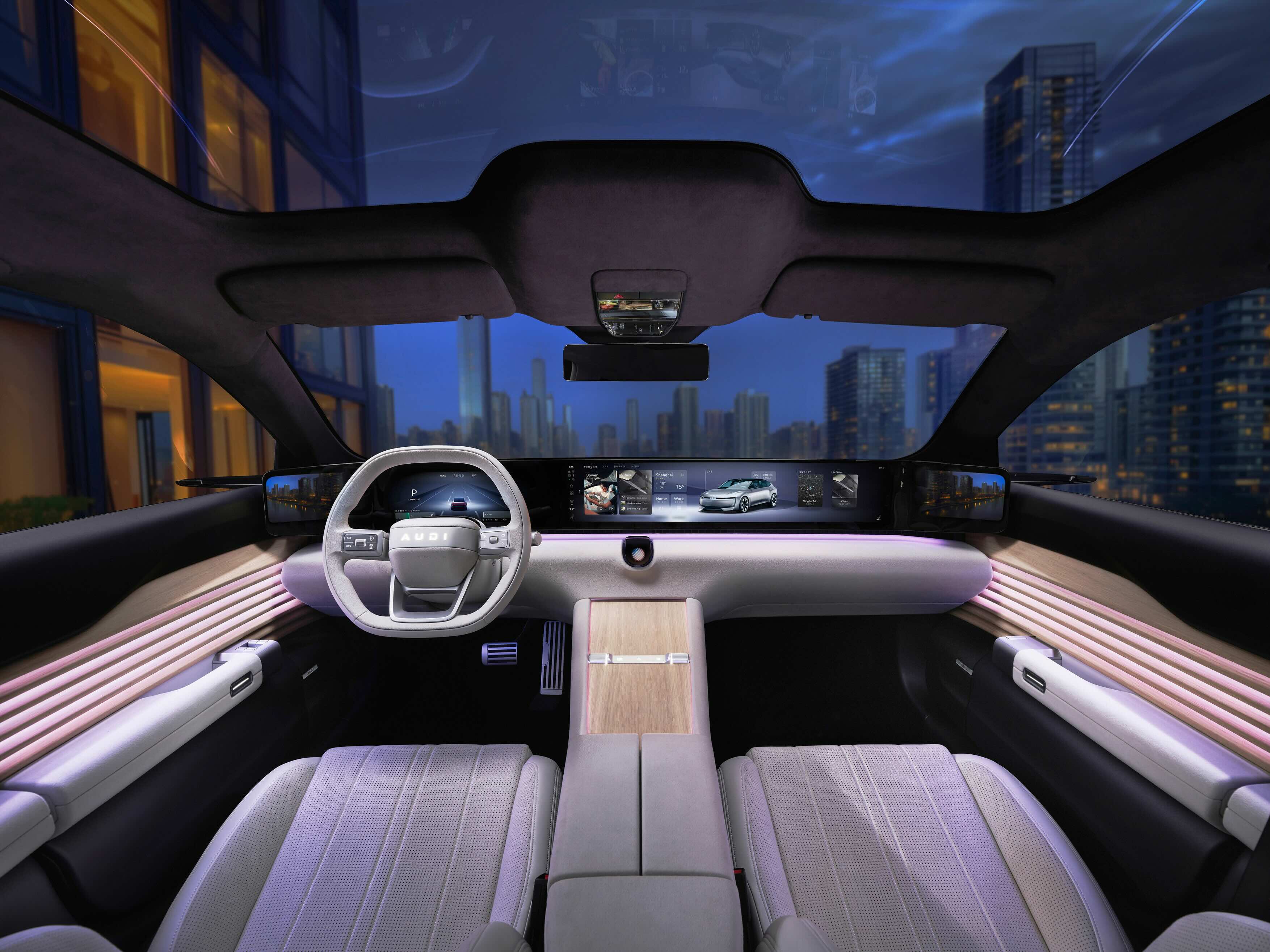 Audi E - interni (fonte immagine: audi.com)
